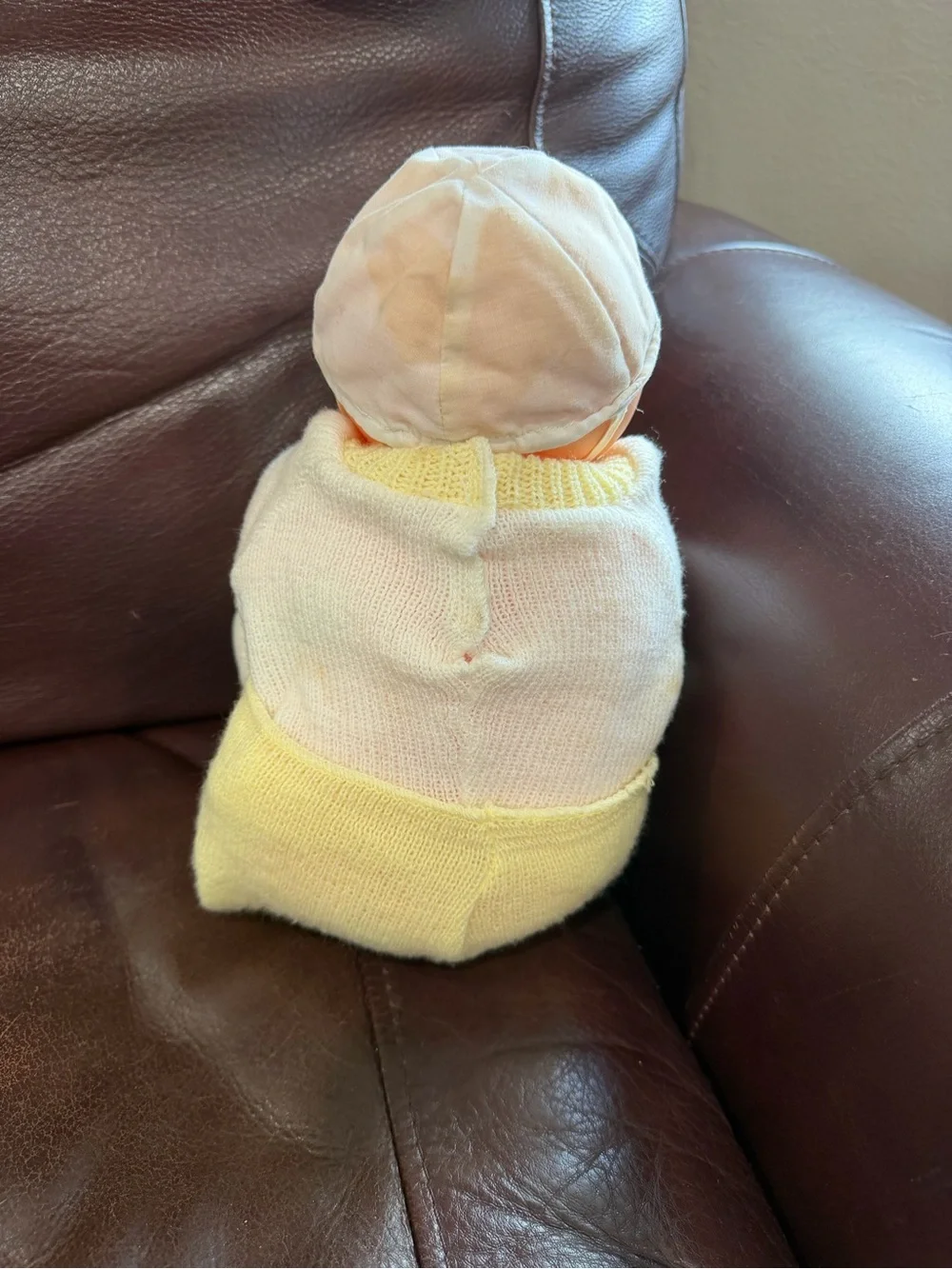 Cabbage Patch Kids Baby Doll in Yellow & White Knit Outfit - Picture 2 of 15